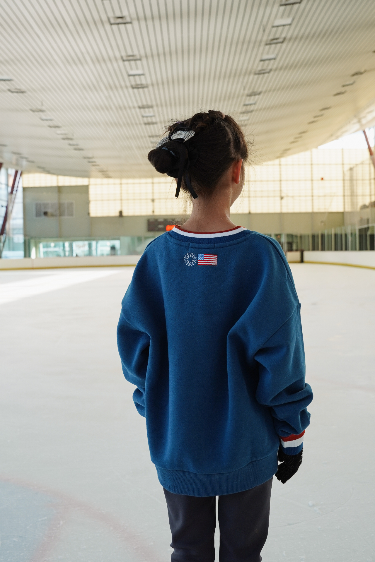 Blue USA crewneck