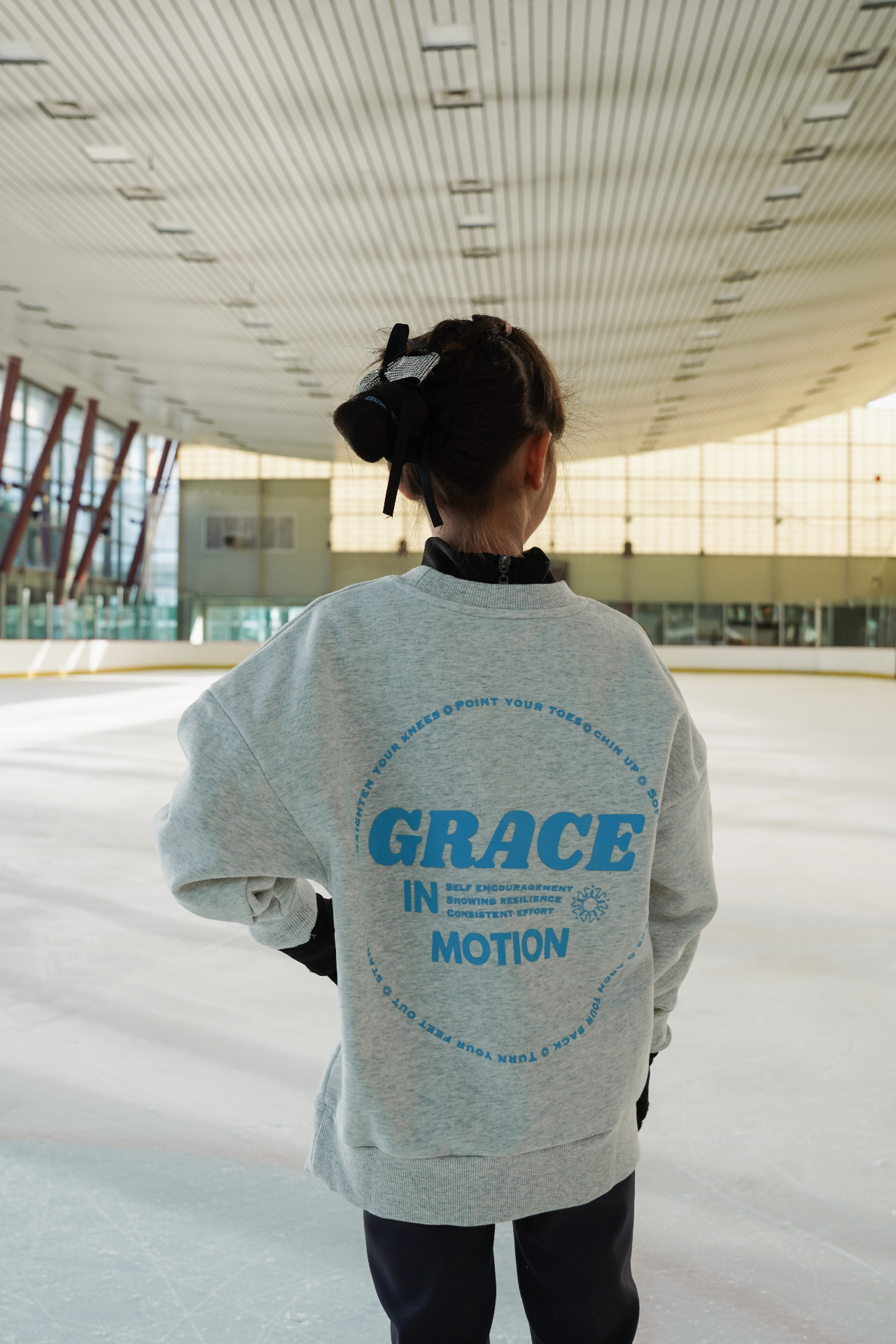 Grace In Motion Kids Crewneck - Mist