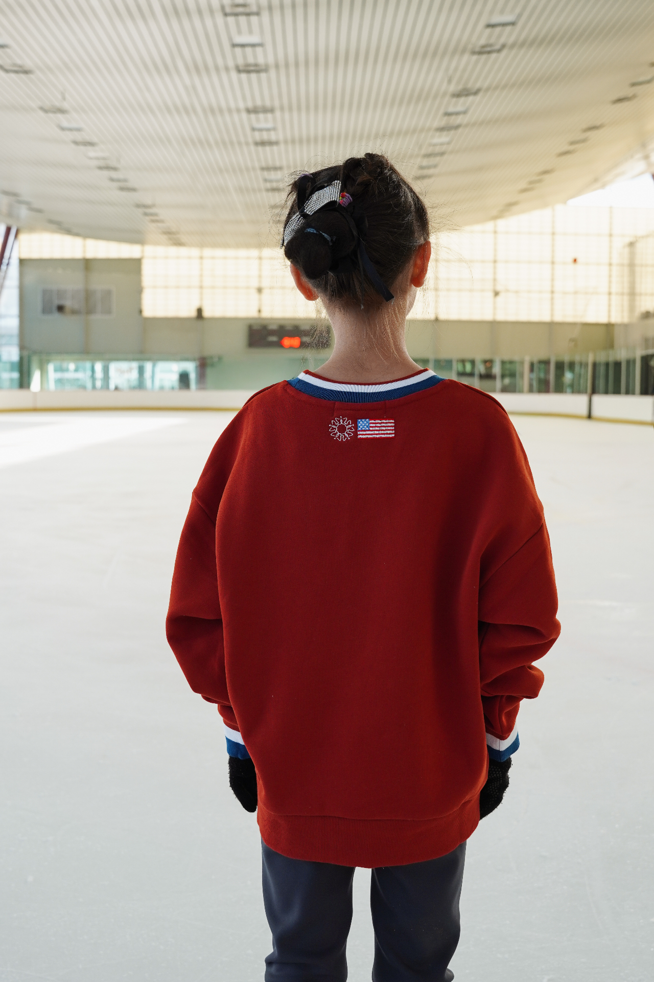Red USA Crewneck